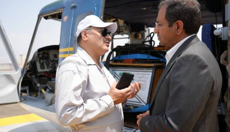 استقرار بالگرد هوایی جدید در جنوب کرمان